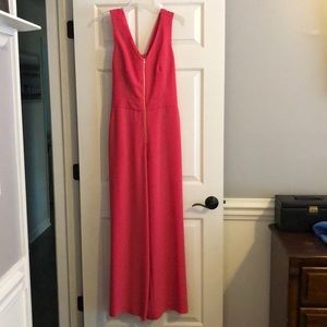 Trina Turk coral jumpsuit